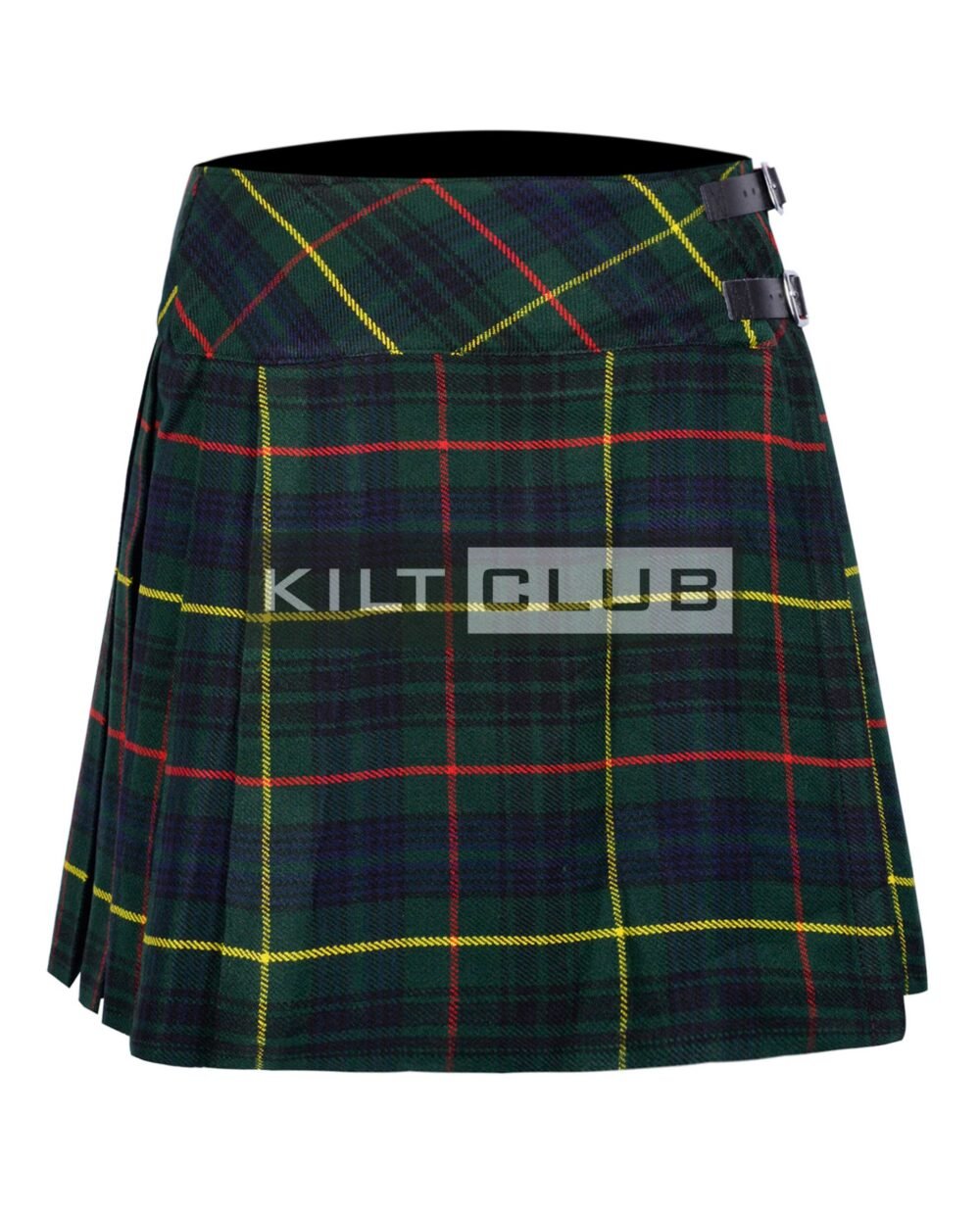 Hunting Stewart Tartan Women Knee Length Skirt