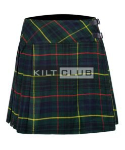 Hunting Stewart Tartan Women Knee Length Skirt