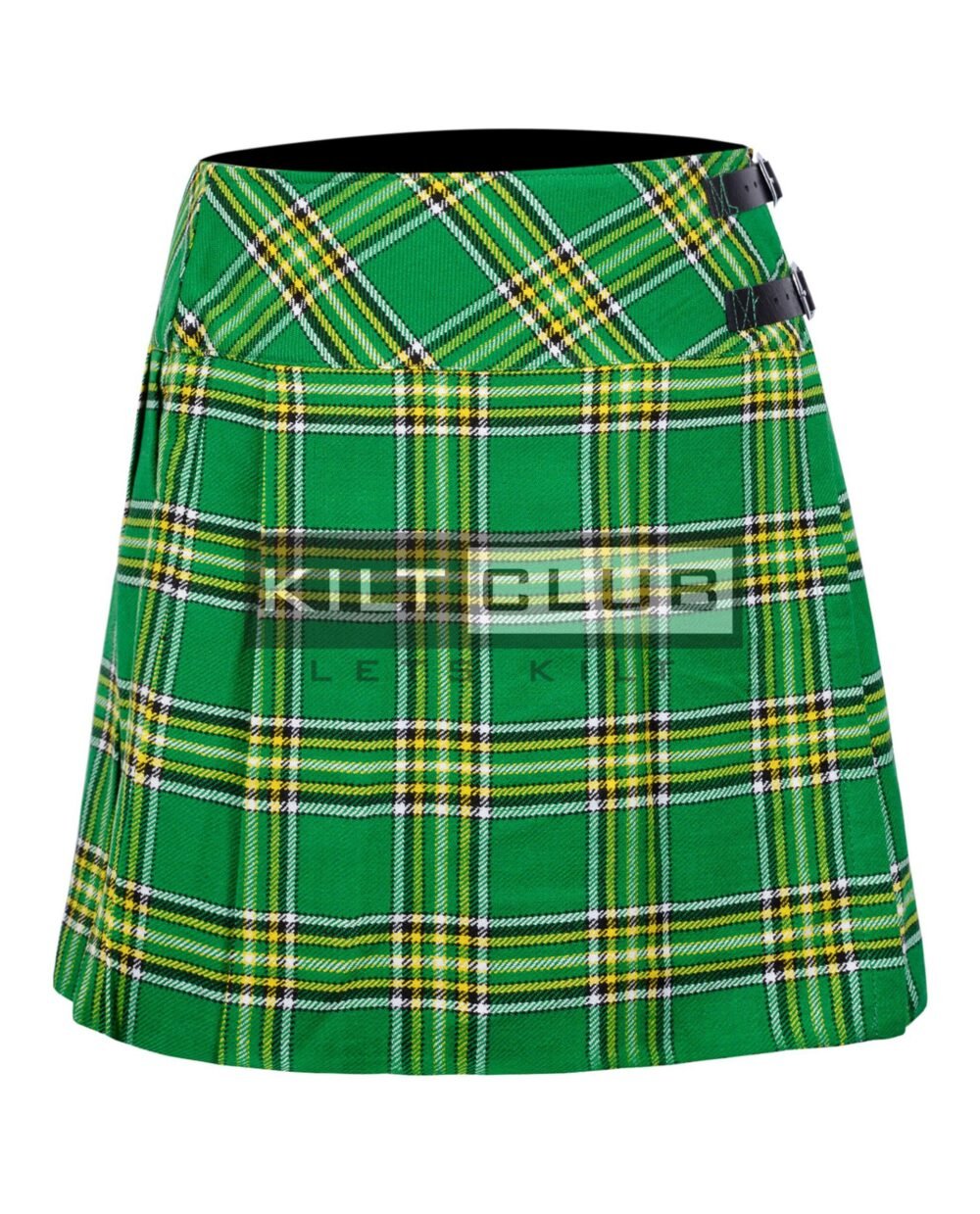 Irish Tartan Women Knee Length Skirt