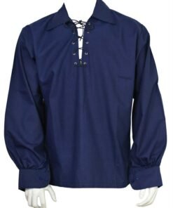 Alternative view of Scottish Jacobite Ghillie Kilt Shirt Different colour