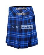 Ramsey Blue Tartan Women Knee Length Skirt - Image 2