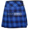 Ramsey Blue Tartan Women Knee Length Skirt