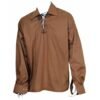 Scottish Jacobite Ghillie Kilt Shirt colour Brown