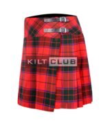 Scottish Rose Tartan Women Knee Length Skirt - Image 2