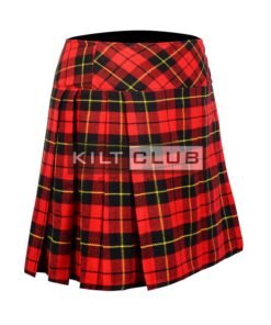 Wallace Tartan Women Knee Length Skirt