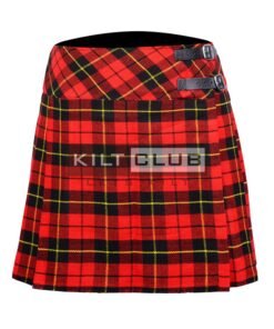 Wallace Tartan Women Knee Length Skirt