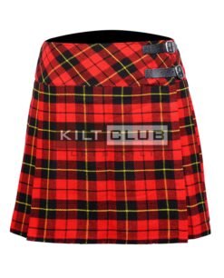 Wallace Tartan Women Knee Length Skirt