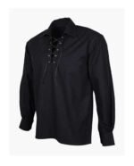Scottish GHILLIE Jacobite KILT SHIRT Different Colour - Image 2