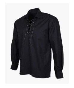 Alternative view of Scottish GHILLIE Jacobite KILT SHIRT Different Colour