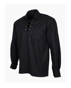 Alternative view of Scottish GHILLIE Jacobite KILT SHIRT Different Colour