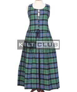 1800s Leslie Green Ancient Tartan Women’s Dress
