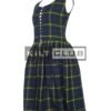 1800s Gordon Modern Tartan Women’s Dress