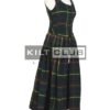 1800s Hunting Stewart Tartan Women’s Dress