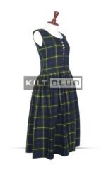 1800s Gordon Modern Tartan Women’s Dress - Image 3