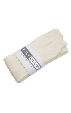 Cream Kilt Socks