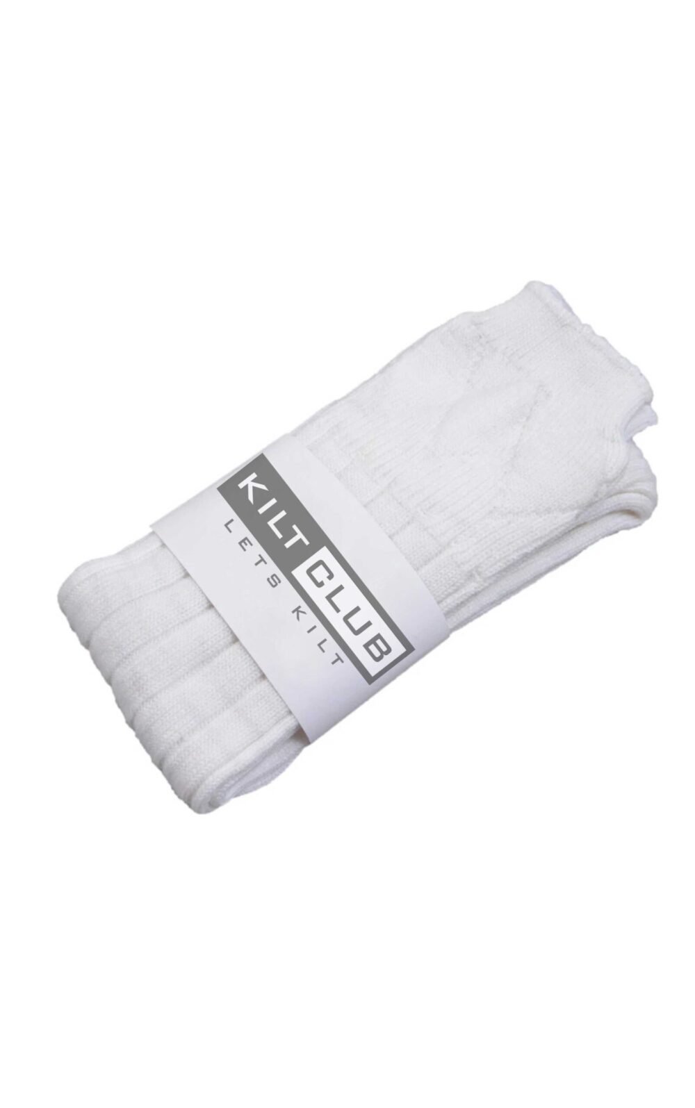 White Kilt Socks
