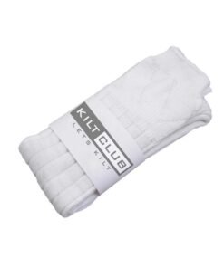 White Kilt Socks