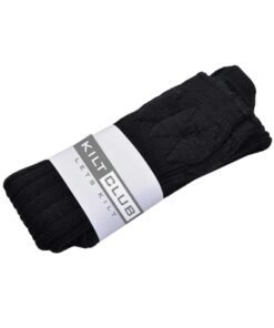 Black Kilt Socks