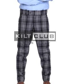 Hamilton Gray Tartan Trousers