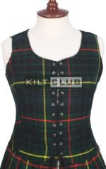 1800s Hunting Stewart Tartan Women’s Dress - Image 2