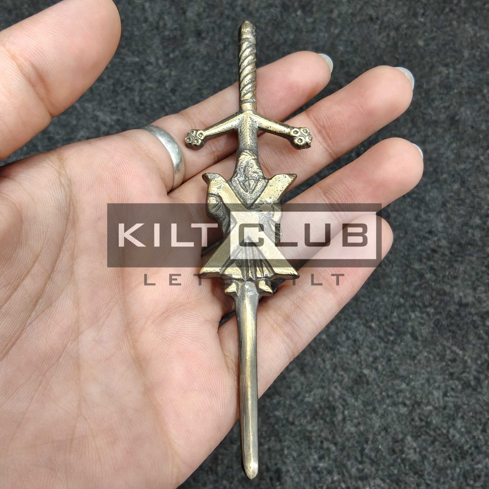 St Andrew kilt pin