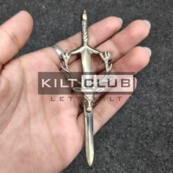 Stag Emblem kilt pin