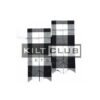White Black Rob Roy Tartan Flashes