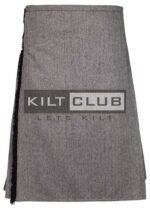 Gray Tweed Kilt Scottish Outfit