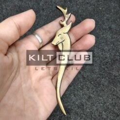 Stag head kilt pin