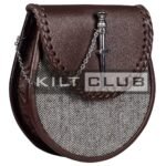 Men's Outfit Gray Tweed Sporran - Image 2