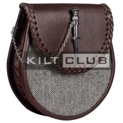 Alternative view of Men's Outfit Gray Tweed Sporran