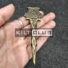 Thistle kilt pin