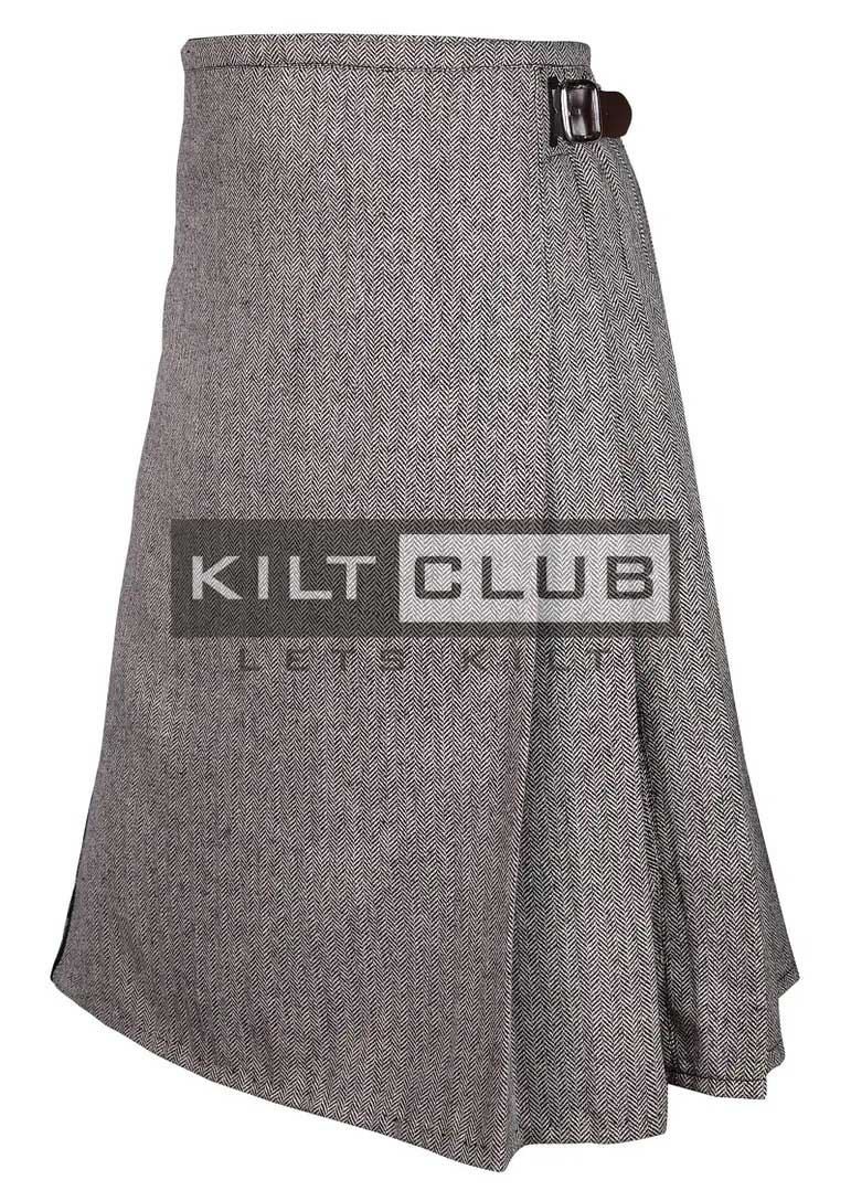 Gray Tweed Kilt Scottish Outfit - Image 3