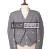 Gray Wool Prince Charlie Jacket and Waistcoat