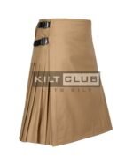 Khaki Wool Kilt - Image 2