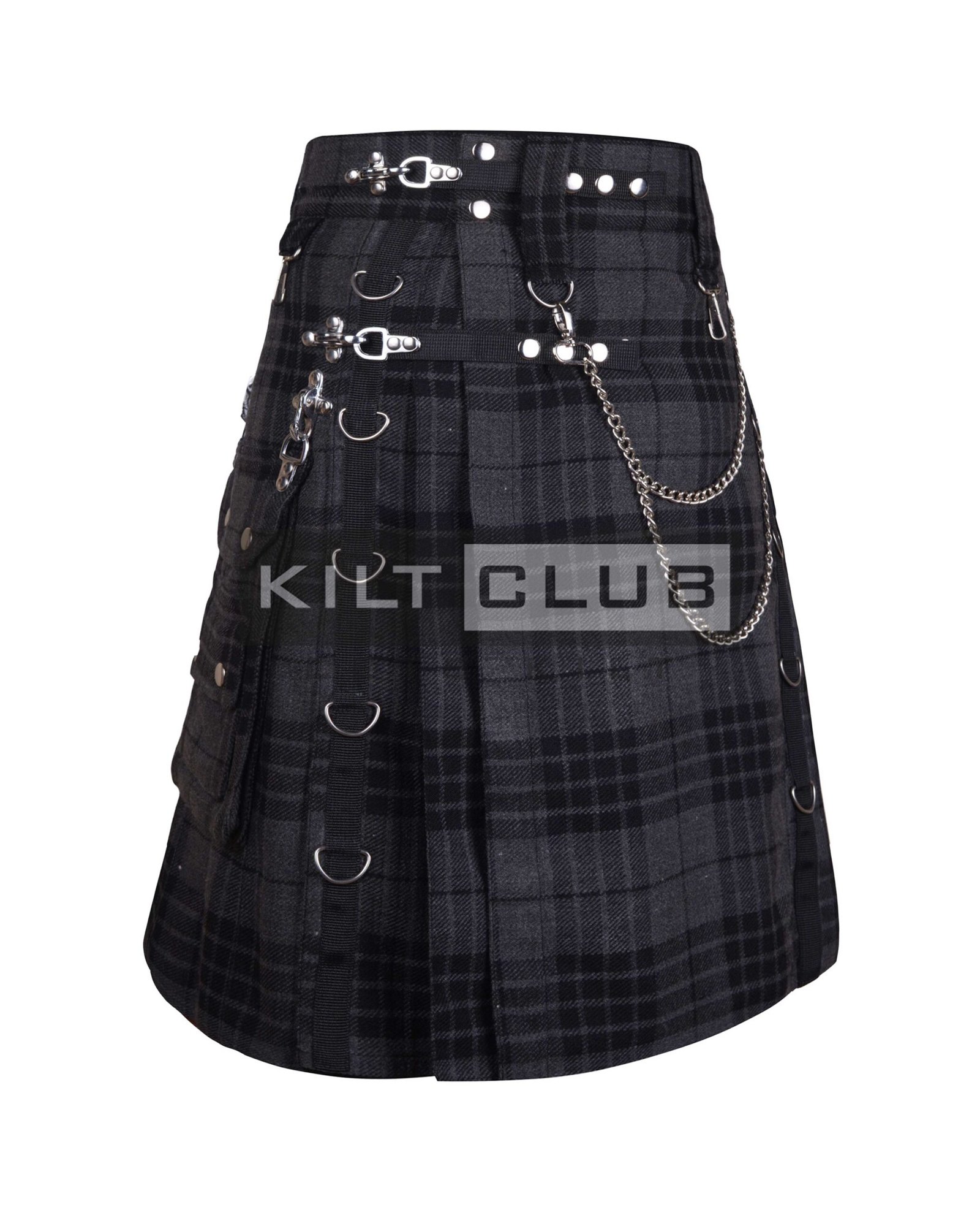 Gray Watch Tartan Gothic Kilt - Image 3
