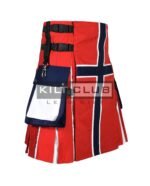 Norwegian Flag Utility Kilt - Image 2