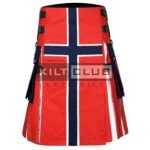 Norwegian Flag Utility Kilt