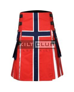 Norwegian Flag Utility Kilt