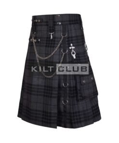 Alternative view of Gray Watch Tartan Gothic Kilt