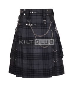 Gray Watch Tartan Gothic Kilt