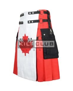 Alternative view of Canadian Flag Utility Kilt