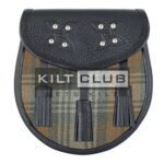 Black Watch Weathered Tartan Sporran