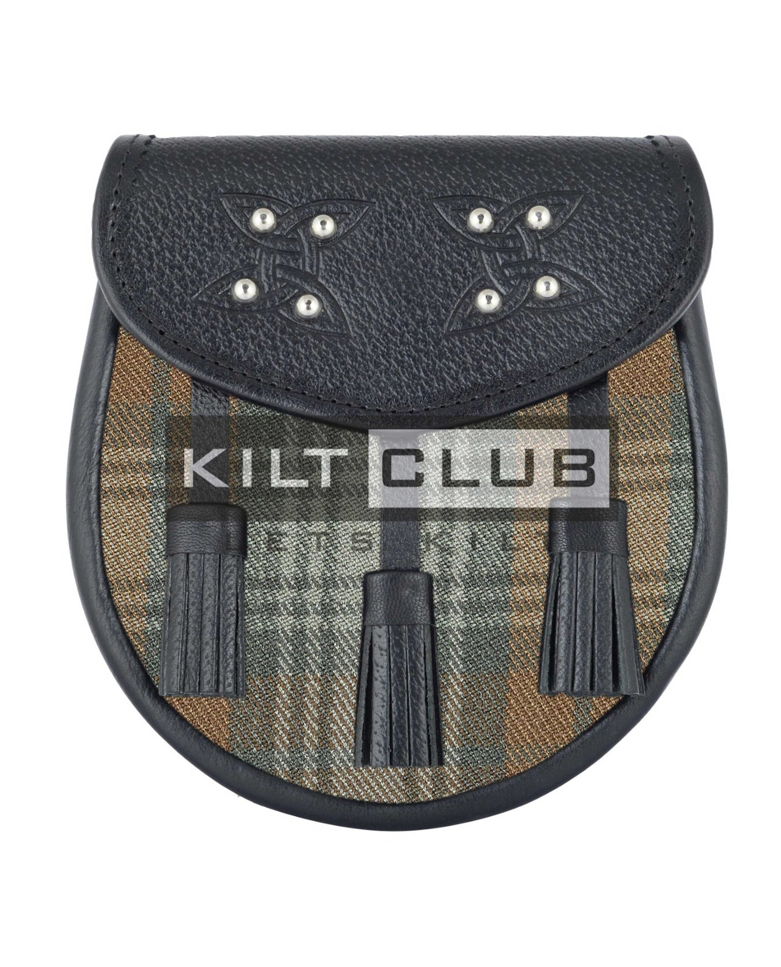 Black Watch Weathered Tartan Sporran