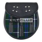Blue Douglas Tartan Sporran