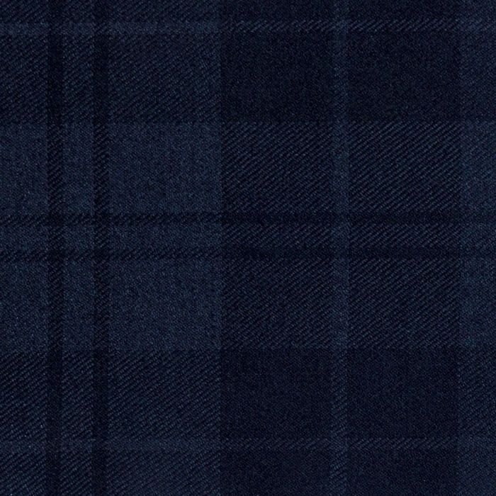 Douglas Dark Navy Tartan Fabric