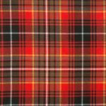 MacInnes Red Weathered Tartan Fabric