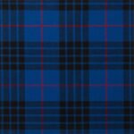 MacKay Blue Modern Tartan Fabric