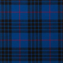MacKay Blue Modern Tartan Fabric