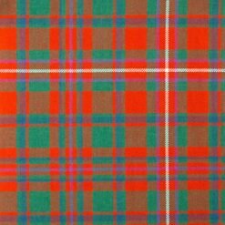 MacKinnon Red Ancient Tartan Fabric
